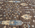 13 Feet Brown Gray Khurgeen Afghan Hand Knotted Wool Runner Rug